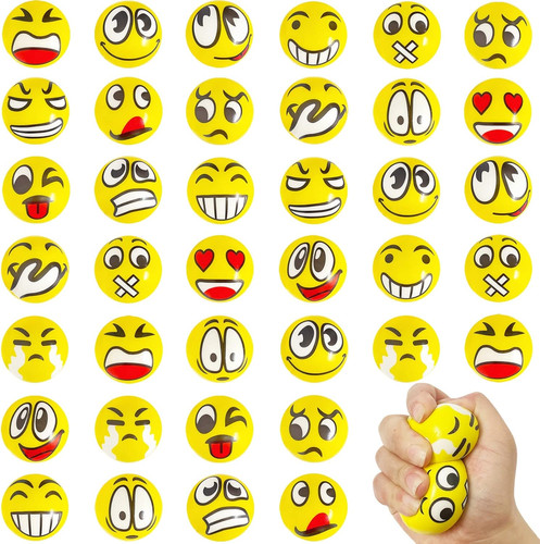 40pcs face stress balls mini - stress, balls,mini