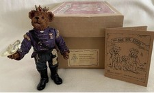 Vintage BOYDS Shoe Box Bears PRINCE BEARYCHARMING Holding A Glass Slipper 🧸