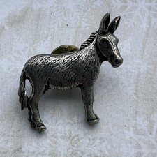 Cute donkey animal brooch - animal,
