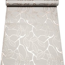 Rose Gold Wallpaper Leaf Trail