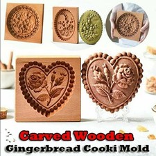Mould Shortbread Mold Carved