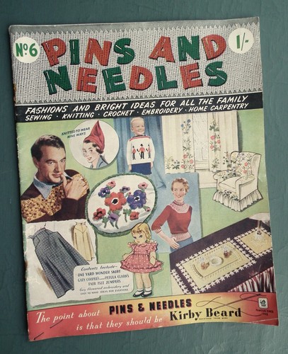 Pins needles 6 vintage - pins,