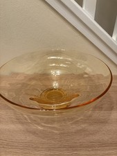 Art Deco Antique Amber Glass