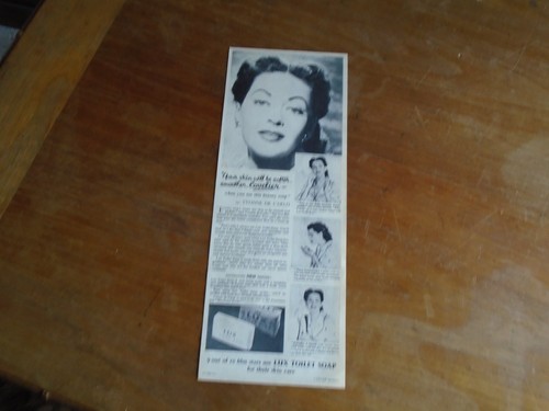 Vintage advert yvonne de - ,
