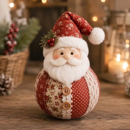 Diy christmas patchwork - diy, doll