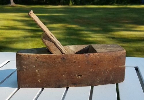 Antique wooden block - wooden,
