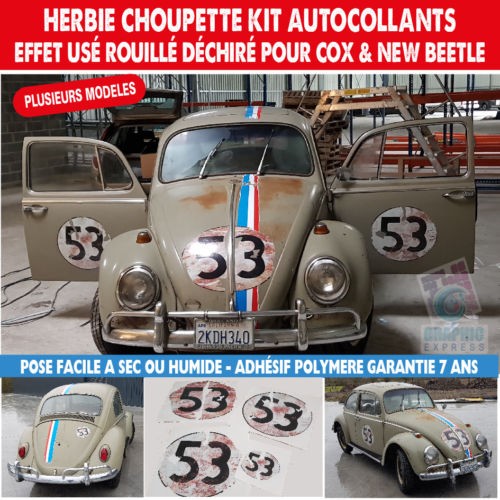 Herbie stickers vintage - herbie, 53