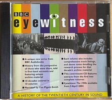 BBC EYEWITNESS  CD Audiobook Dog Charity Sale
