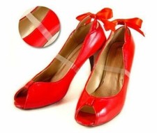 High Heel Shoe Straps Clear