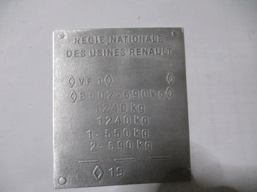 Nameplate renault alpine - renault, r5