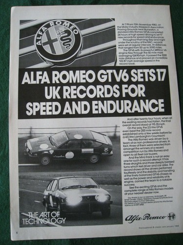 Alfa romeo gtv6 mira track - alfa,