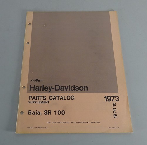 Parts catalog supplement - parts,