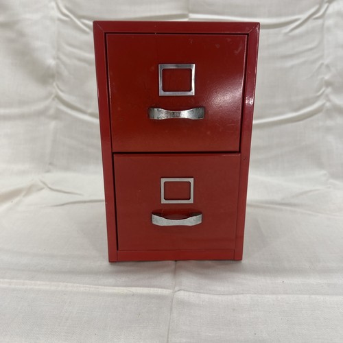 Mini red metal filing storage - mini,