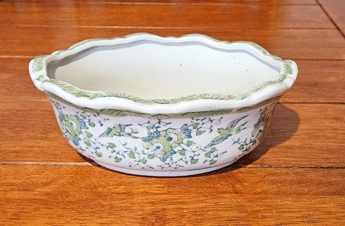 1980s ceramic planter bowl - planter,