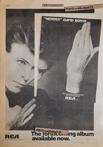 David bowie heroes 1977 - david,