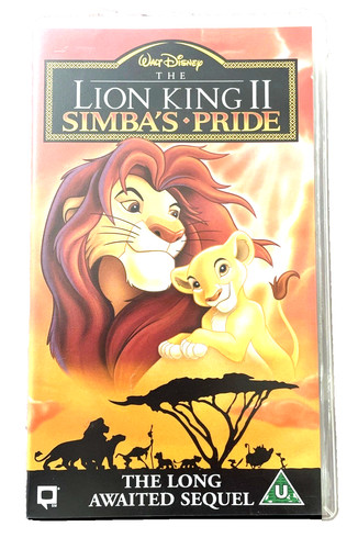 Vhs walt disney lion - vhs, king