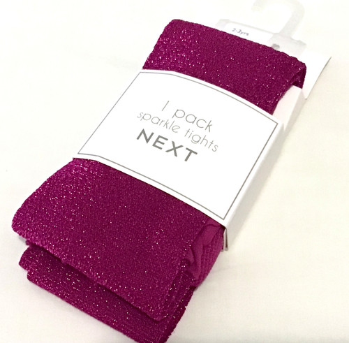 Next girls cerise pink glitter - next,