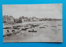 DEVON, EXMOUTH FROM THE JETTY, 1920 PMK, WICKHAM, COLEBROOK AVE, SHIRLEY, SOTON