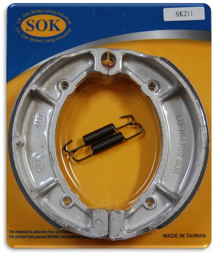 Rear brake shoes - brake, shoes+springs