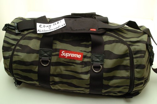 Supreme zebra duffle bag - supreme,