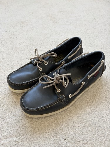 Sebago full leather - leather, dockside