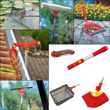 Wolf Garten. Window cleaner / Gutter cleaner / Weeding brush / Angle Broom