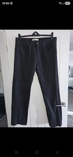 TU Mens Black Straight Fit