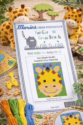 Sew simple giraffe cross - sew,