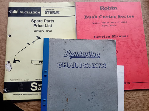 Lot vintage manuals - lot,