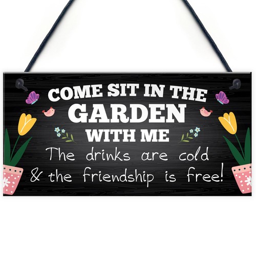 Garden signs and plaques for - and,