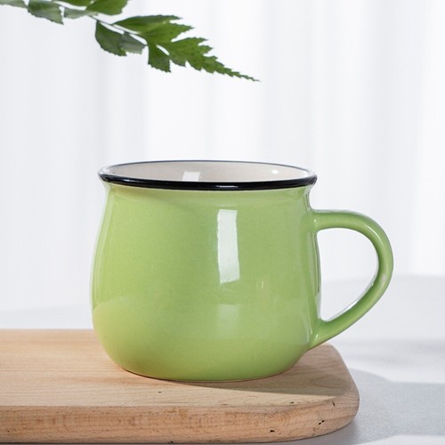 Ceramic milk cup 300 400ml - milk,