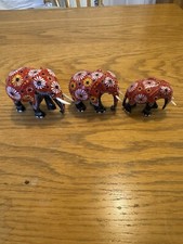 Set Of Three Handpainted