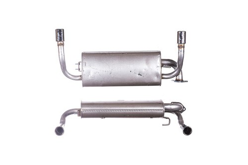 Exhaust silencer tail pipe - silencer,