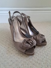 Size 5 Shoes Satin Corsage