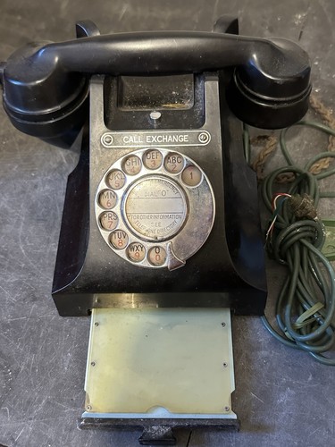 Original bakelite telephone - bakelite,