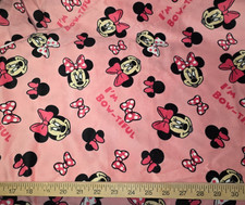 Minky Minnie Mouse Heads Bows