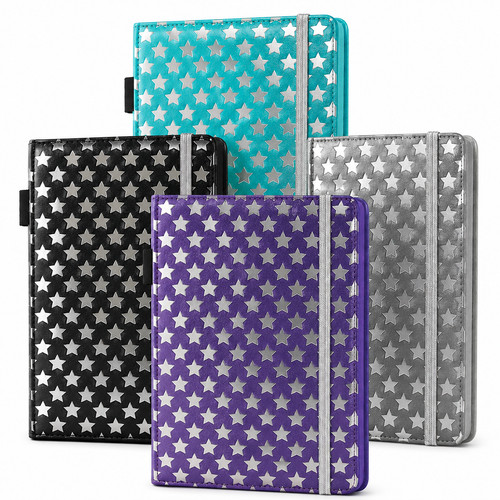 Notebook stars design lined - stars,