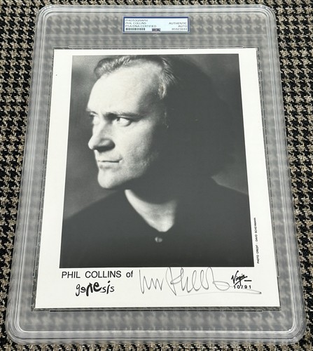 Phil collins signed autograph - phil,