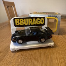Burago 1/24 PORSCHE 911 S German sports car 1983 release model boxed