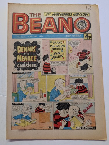 Beano comic 1771 - no, 1771,