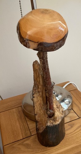 Wooden mushroom hand - mushroom,
