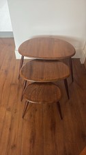 Ercol Vintage  Nest of Blue