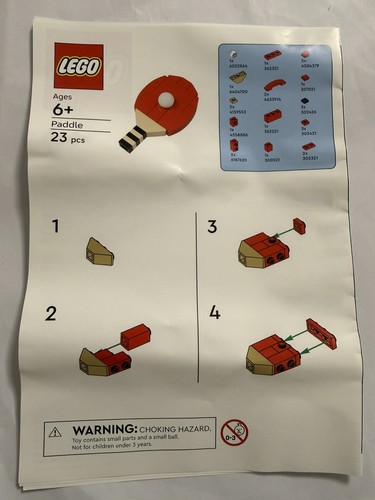 Lego paddle exclusive - paddle,