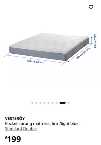 Ikea vesteröy pocket sprung - vesterÖy,