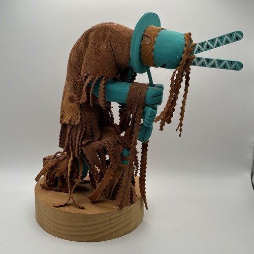 Kokopelli kachina doll signed - kachina,