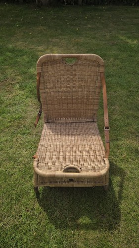 Vintage wicker rattan leather - vintage,