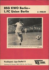 GDR League 80/81 1st FC Union