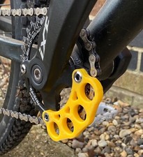 mtb bash guard, 104 BCD, Yellow, New,  slight machining blemish 