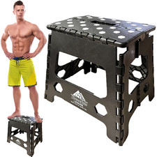 Large 150KG Folding Step Stool Multi Purpose Heavy Duty Home Kitchen Foldable UK