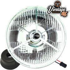 Classic Mini P700 Headlight 7" Domed H4 Halogen Headlamp Conversion RHD Single